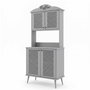 Hanah Home Avior 90 - Gabinete de café Gris claro
